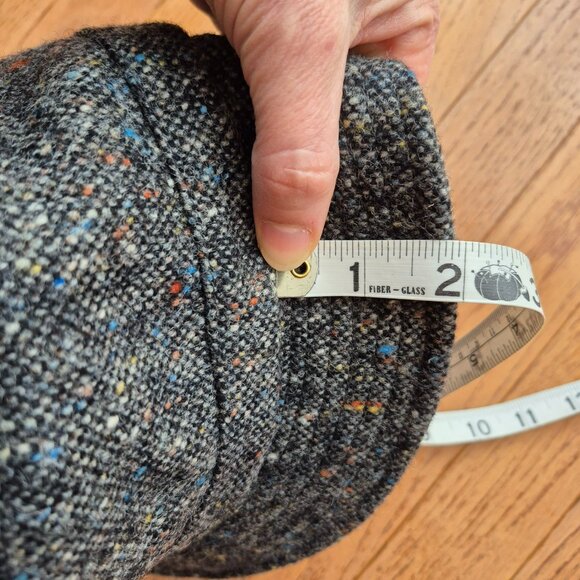 Irish Tweed The Original Irish Walking Hat Jonathan Richard 100% Wool 21.25" - Picture 7 of 8